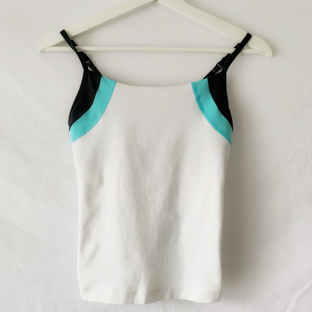 Lululemon Top - White/Blue Mix